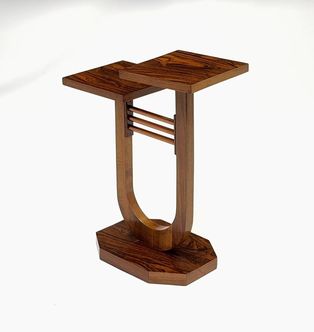 French Art Deco Two Tier Plant Stand Table