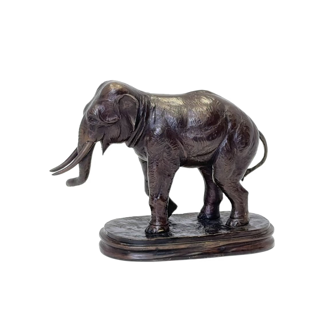 Bronze Elephant Sculpture c1930