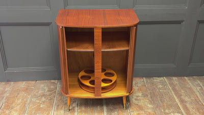 Mid-Century Teak Cocktail Cabinet