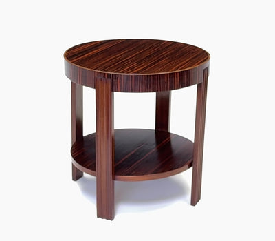 French Art Deco Macassar Ebony Table