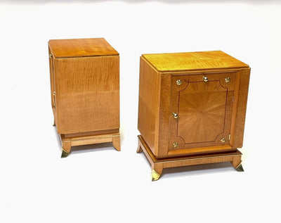 Pair Of French Art Deco Bedside Cabinets