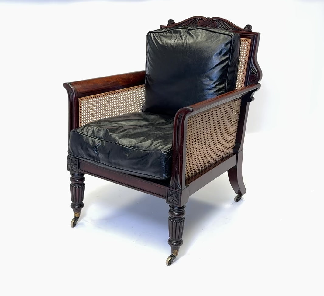 Pair of Regency Library Arm Chairs