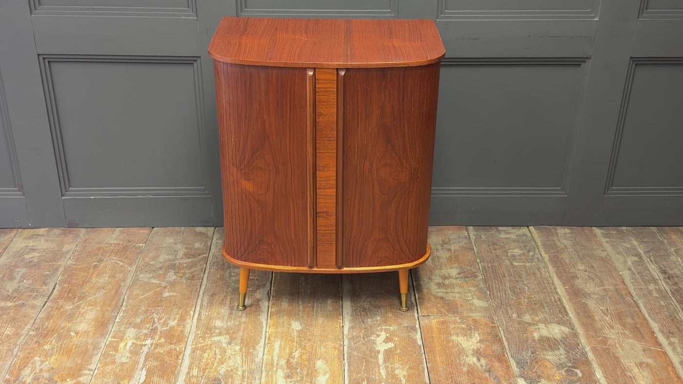 Mid-Century Teak Cocktail Cabinet