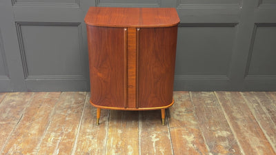 Mid-Century Teak Cocktail Cabinet