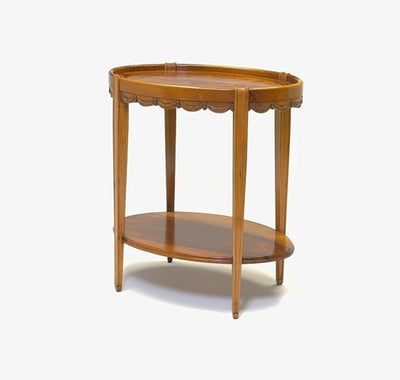 French Art Deco Walnut Side Table Circa 1925