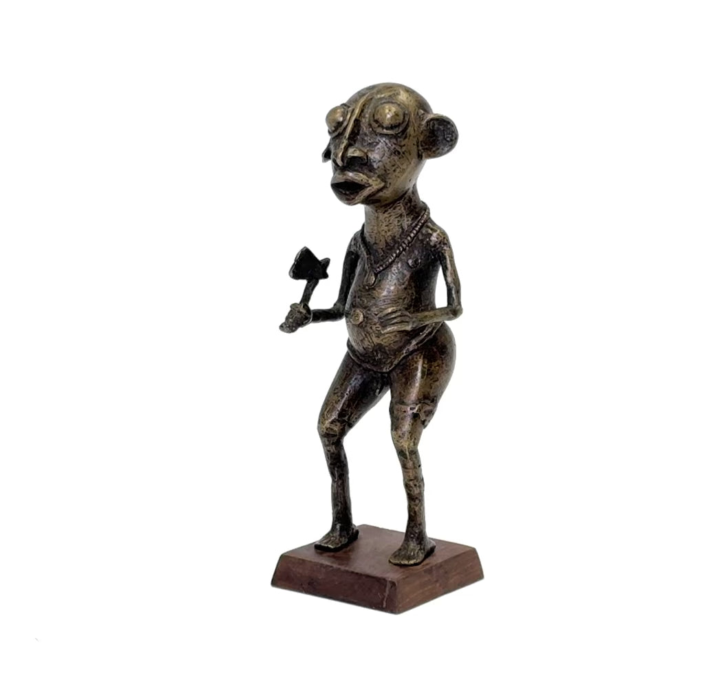 African Bronze Figure c1950