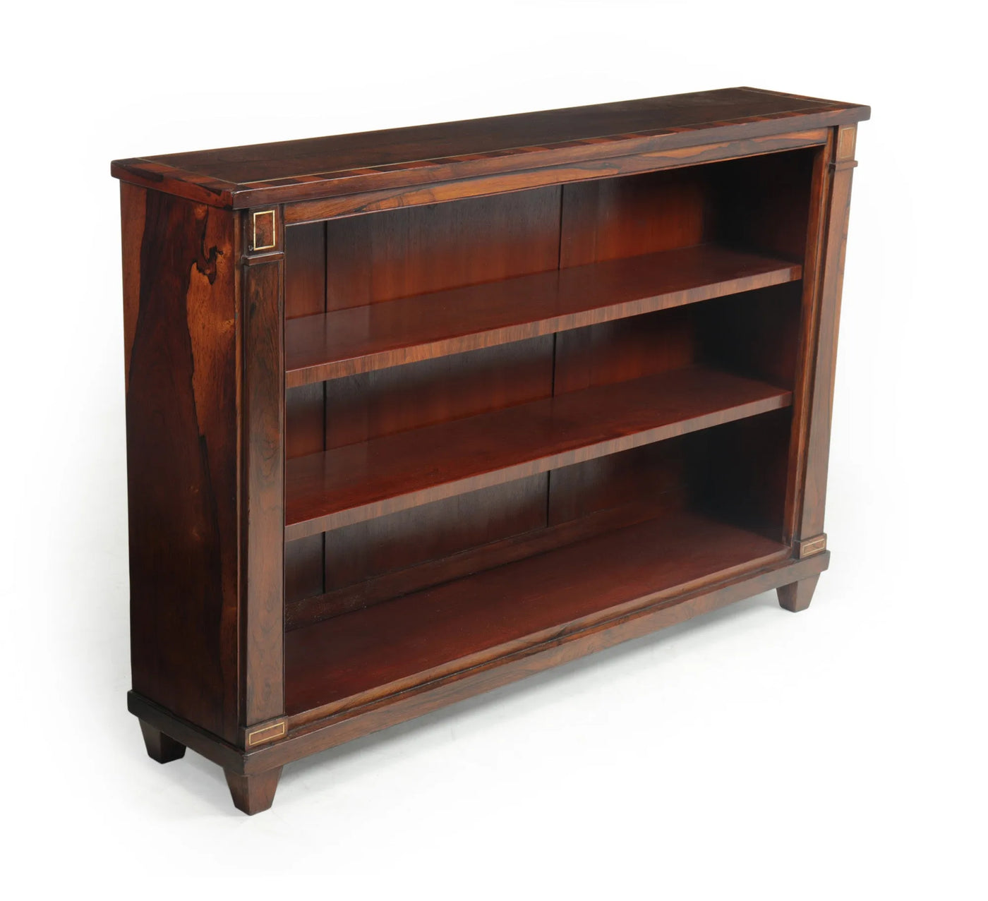 Regency Rosewood English Open Bookcase c1810