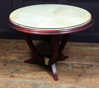 Art Deco Parchment Top Coffee Table room