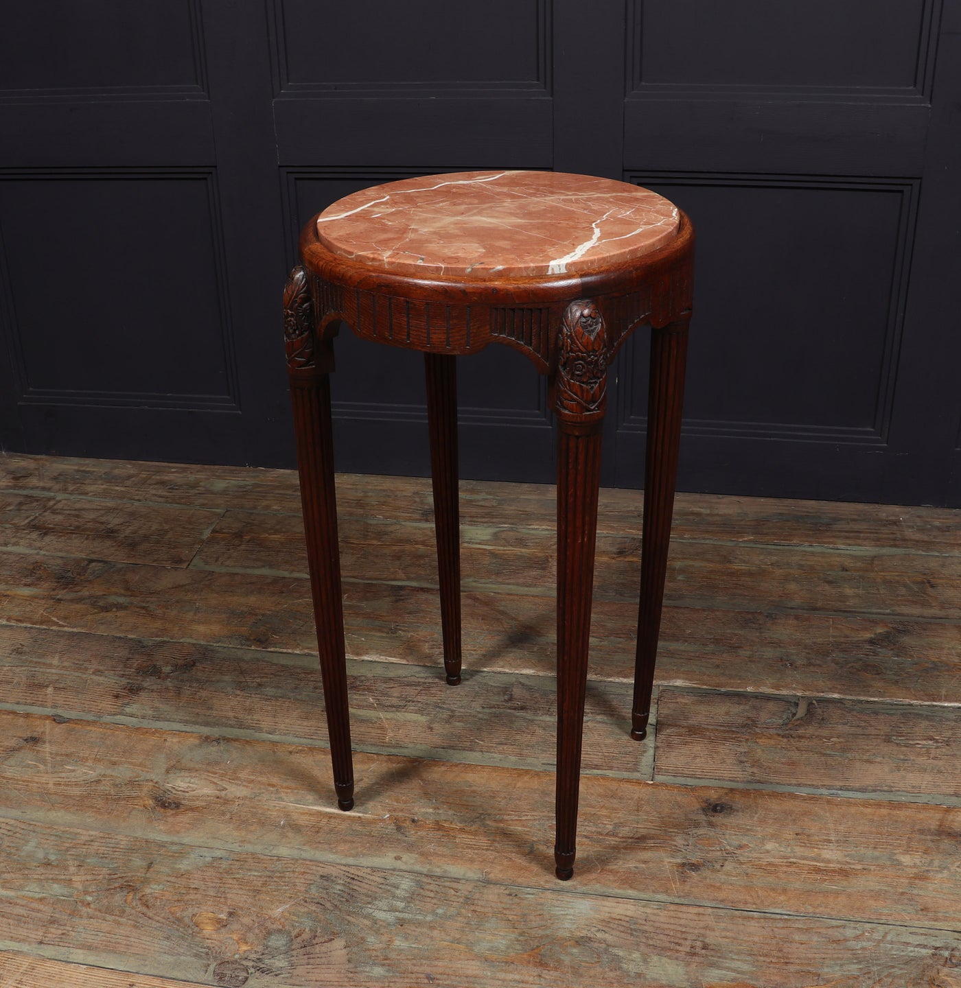 Art Deco Side Table with marble Top by Paul Follot room