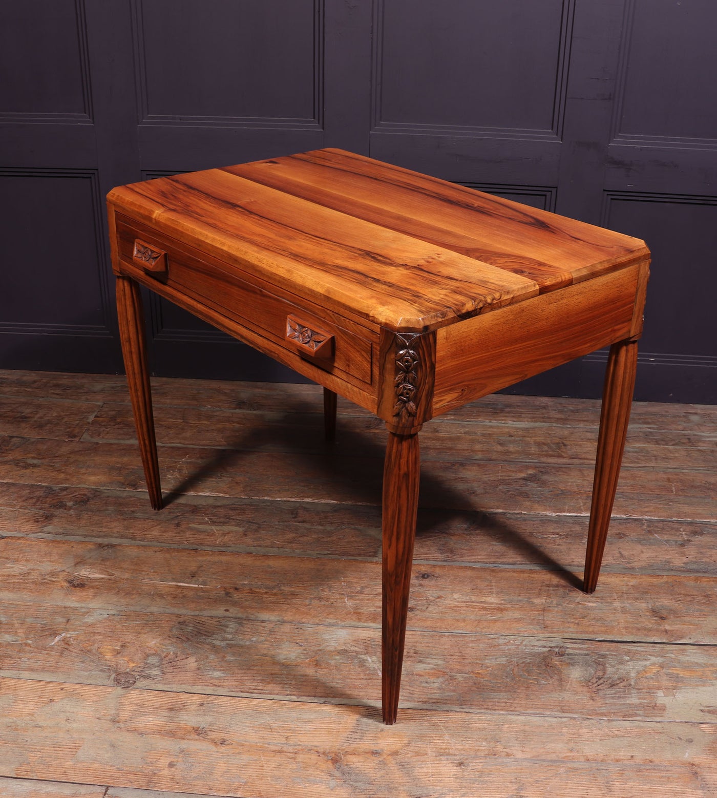 Art Deco Walnut Writing Table