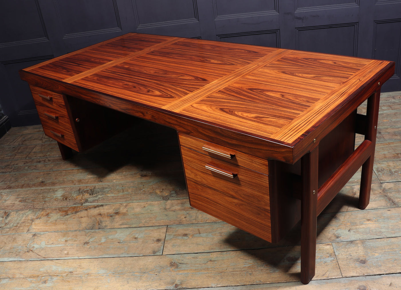 Danish Rosewood Desk by Arne Vodder for Sibast room