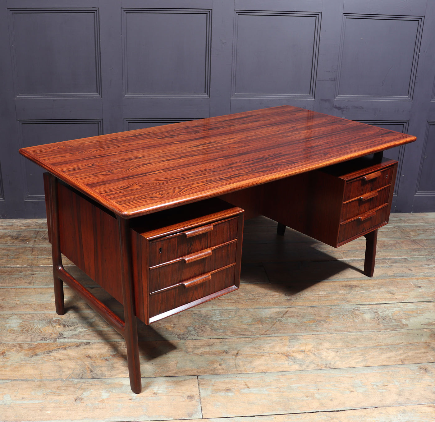 Danish Mid century Desk model 75 by Oman Jun room