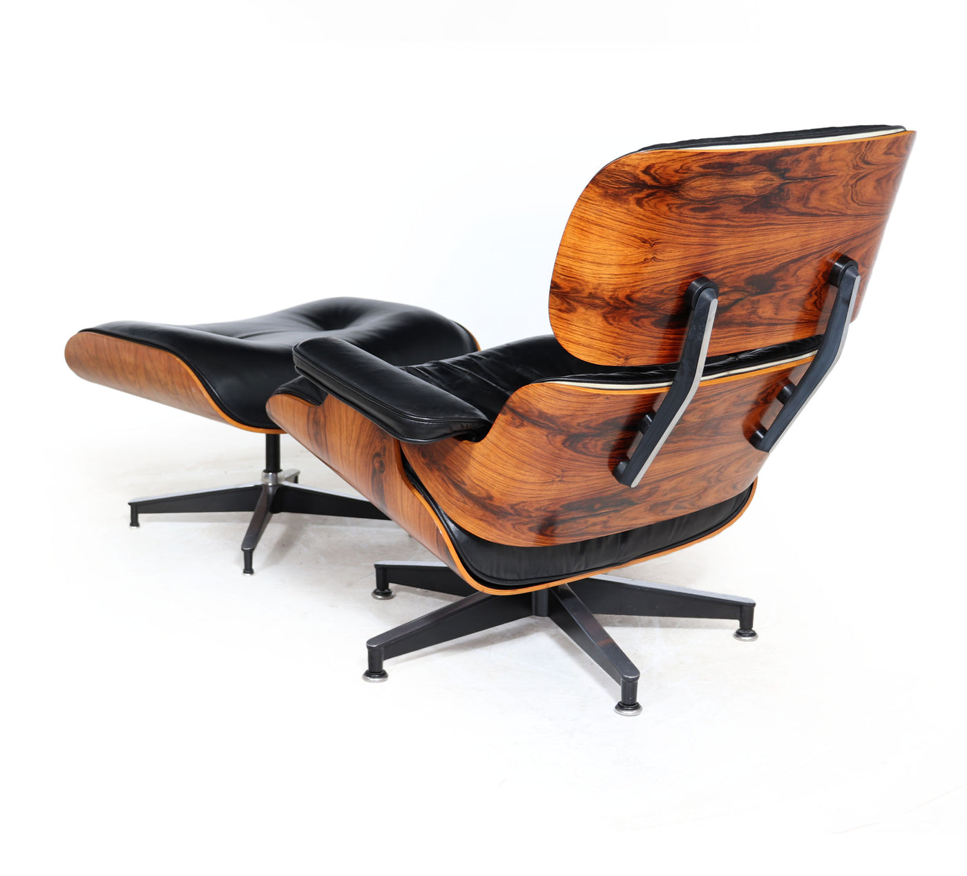 Eames Lounge Chair and Ottoman by Herman Miller 1970 back