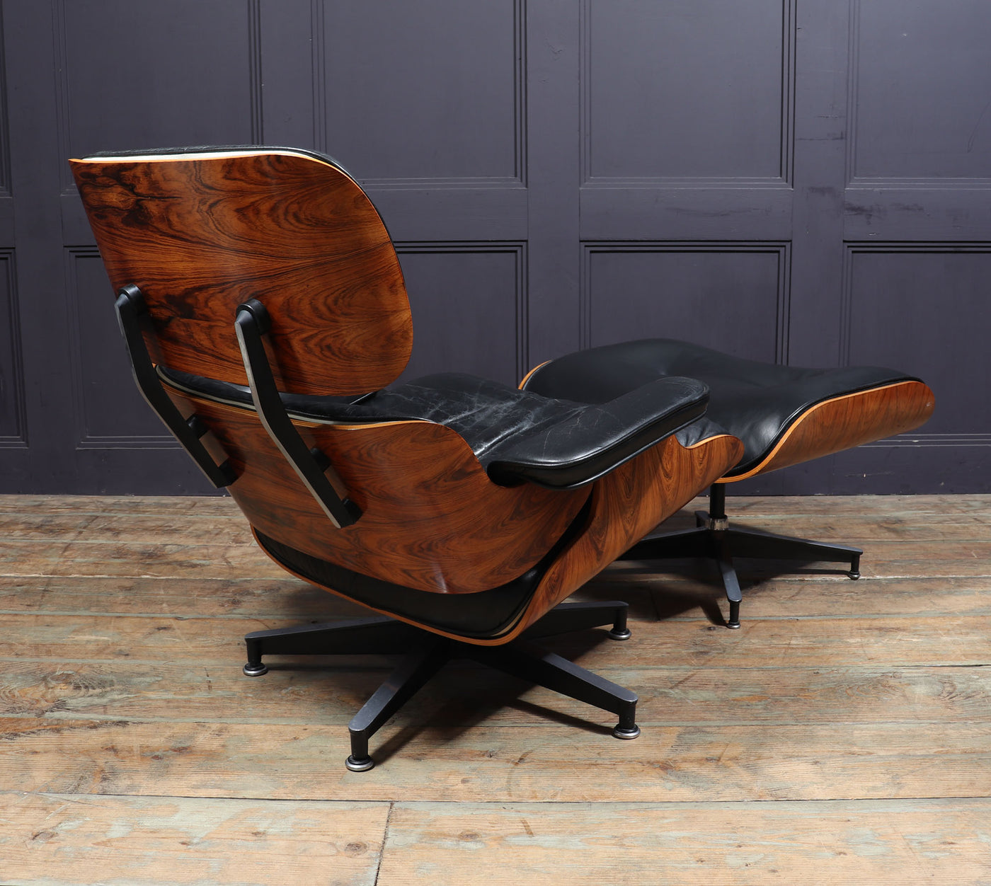 Eames Lounge Chair and Ottoman by Herman Miller 1970 room