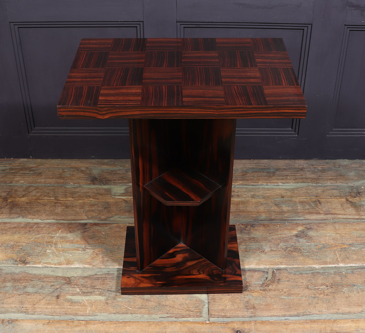 French Art Deco Macassar Ebony Occasional Table top