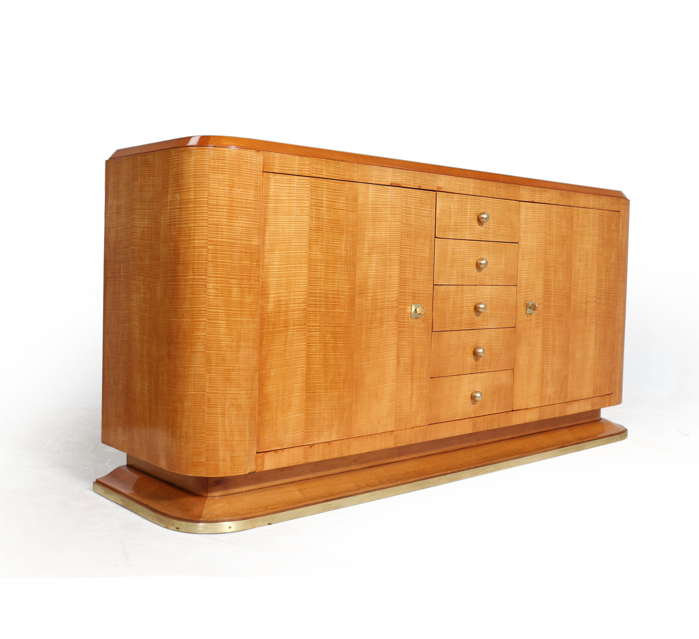French Art Deco Sideboard in Sycamore side