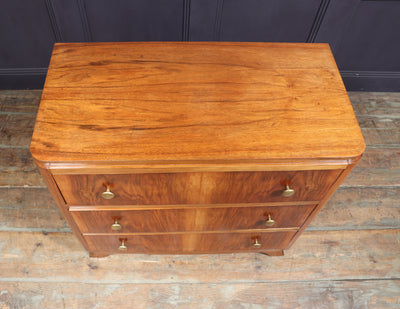French Art Deco Small Chest of Drawers top
