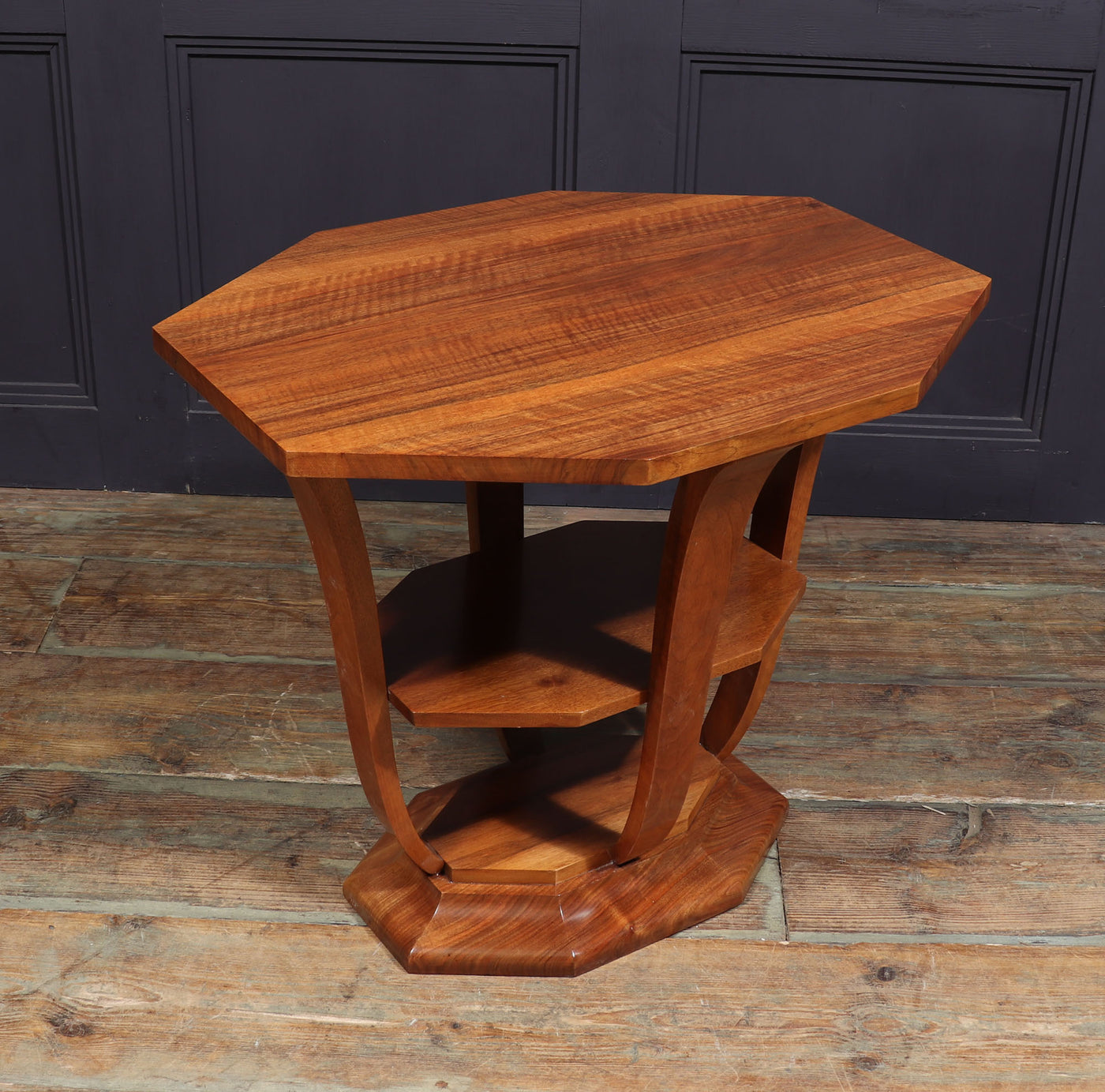 French Art Deco Walnut Occasional Table room