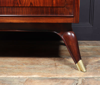 Art Deco Rosewood Cabinet in The Manner of Ruhlmann