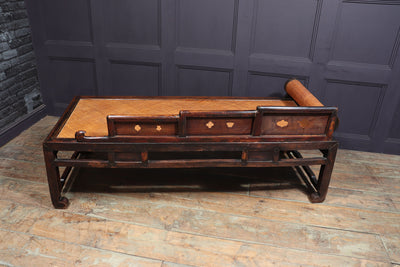 Antique Chinese Hardwood Daybed c1820