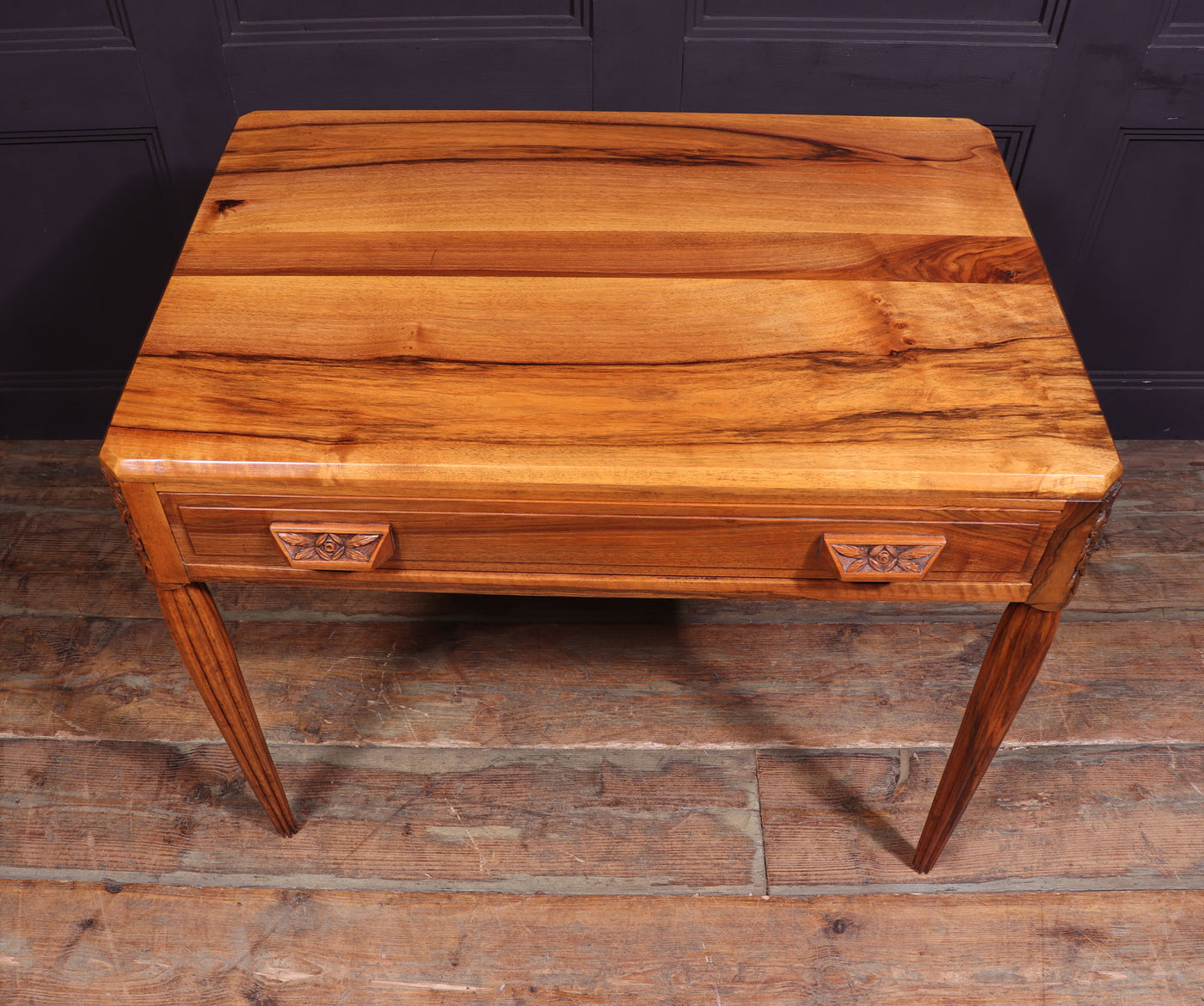 Art Deco Walnut Writing Table