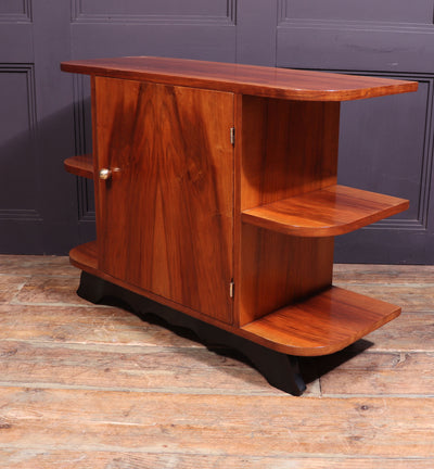 Art Deco Bookcase Cabinet in Walnut c1930