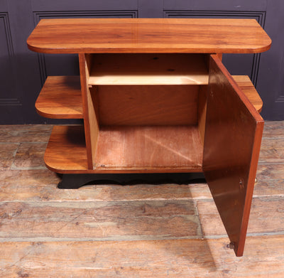 Art Deco Bookcase Cabinet in Walnut c1930