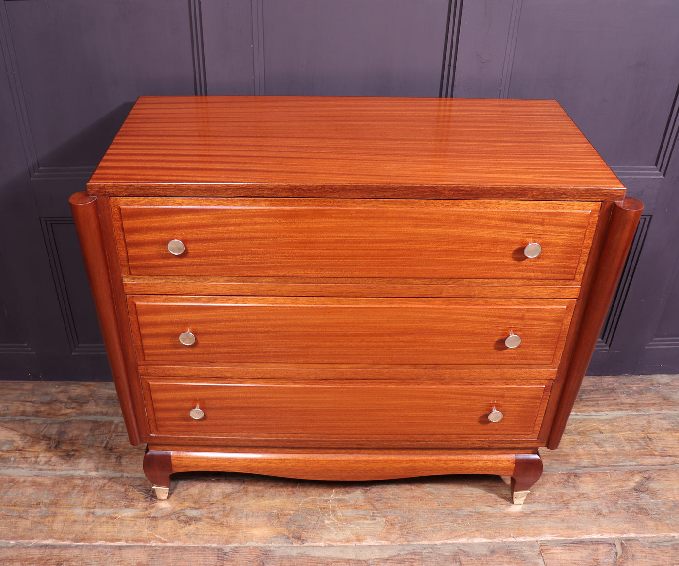 French Art Deco Chest of Drawers top