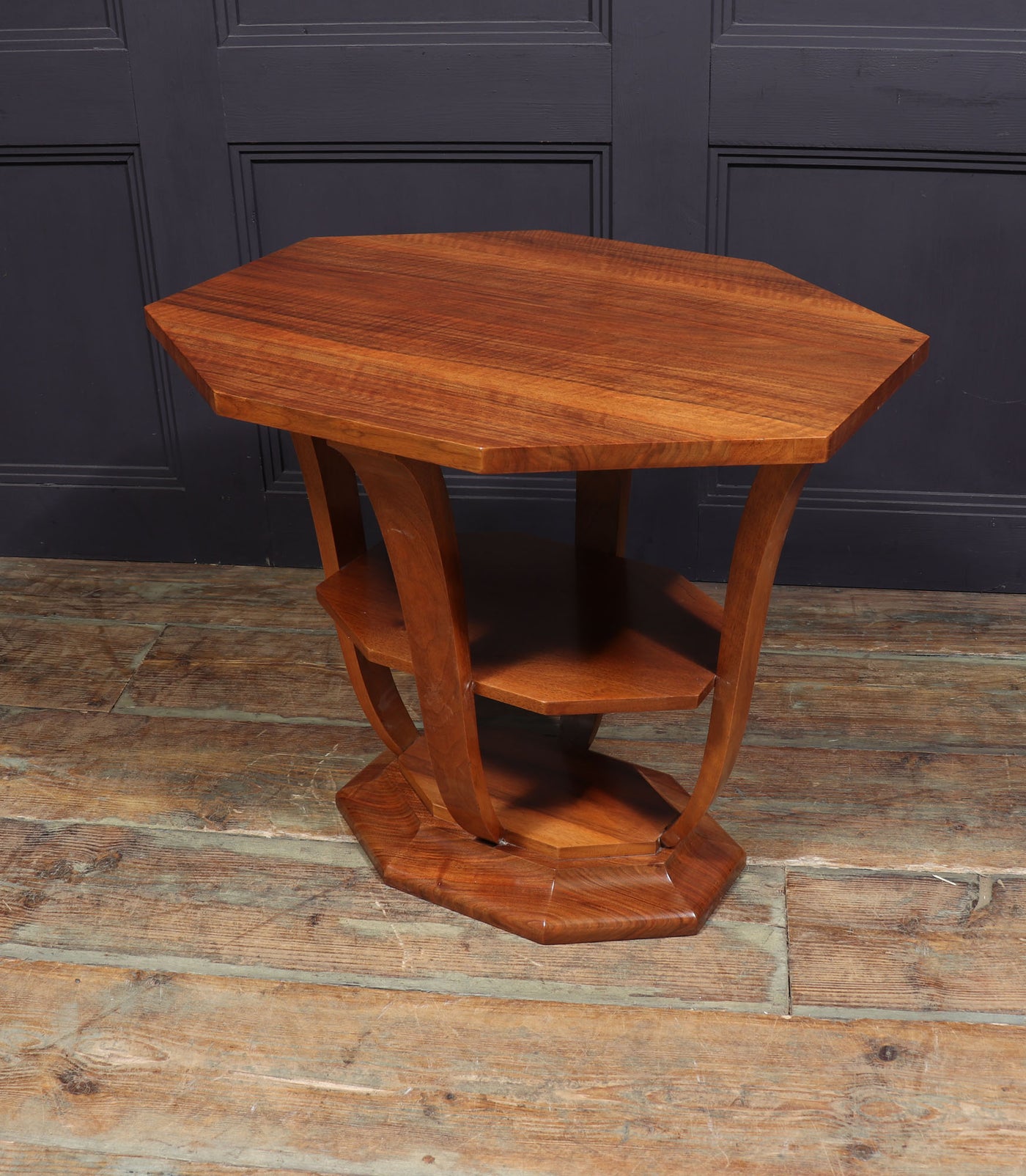 French Art Deco Walnut Occasional Table