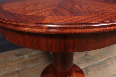 French Art Deco Circular Side Table