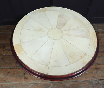 Art Deco Parchment Top Coffee Table