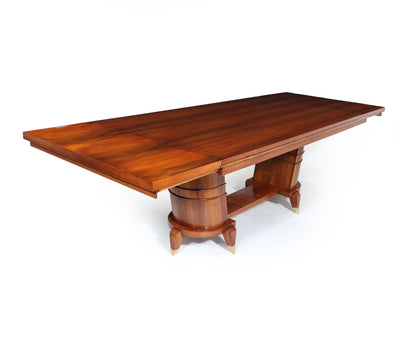 French Art Deco Dining Table extended