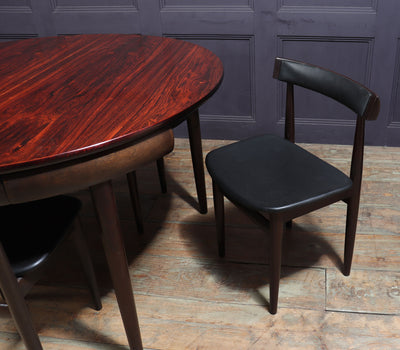 Danish Modern Table and Chairs by Frem Rojle