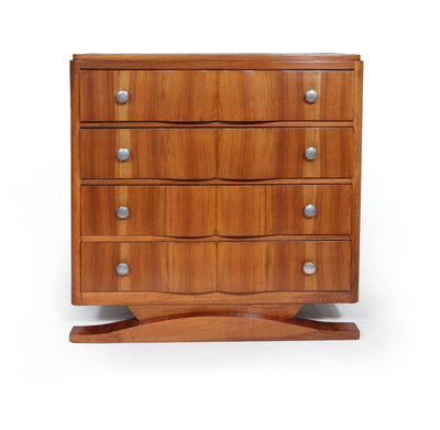Art Deco French Walnut chest of Drawers