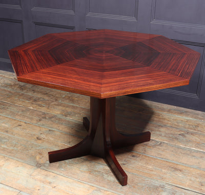 Italian Mid Century Dining Table in Rosewood room