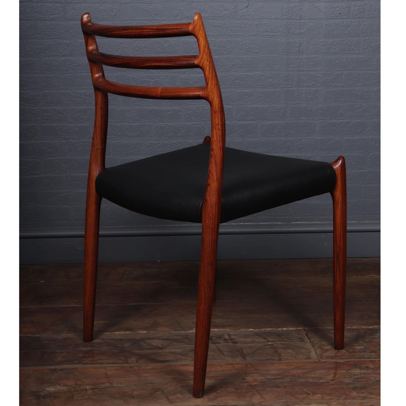 Model 78 Moller Dining Chairs back