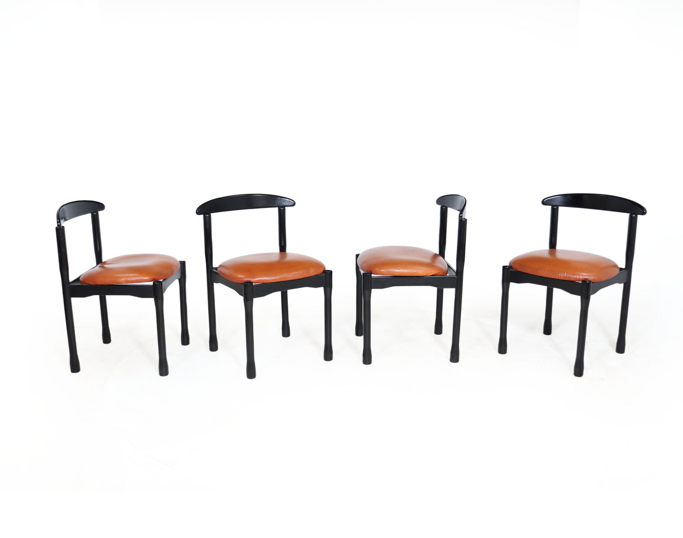 MId Century Italian Dining Chairs by Vico Magistretti