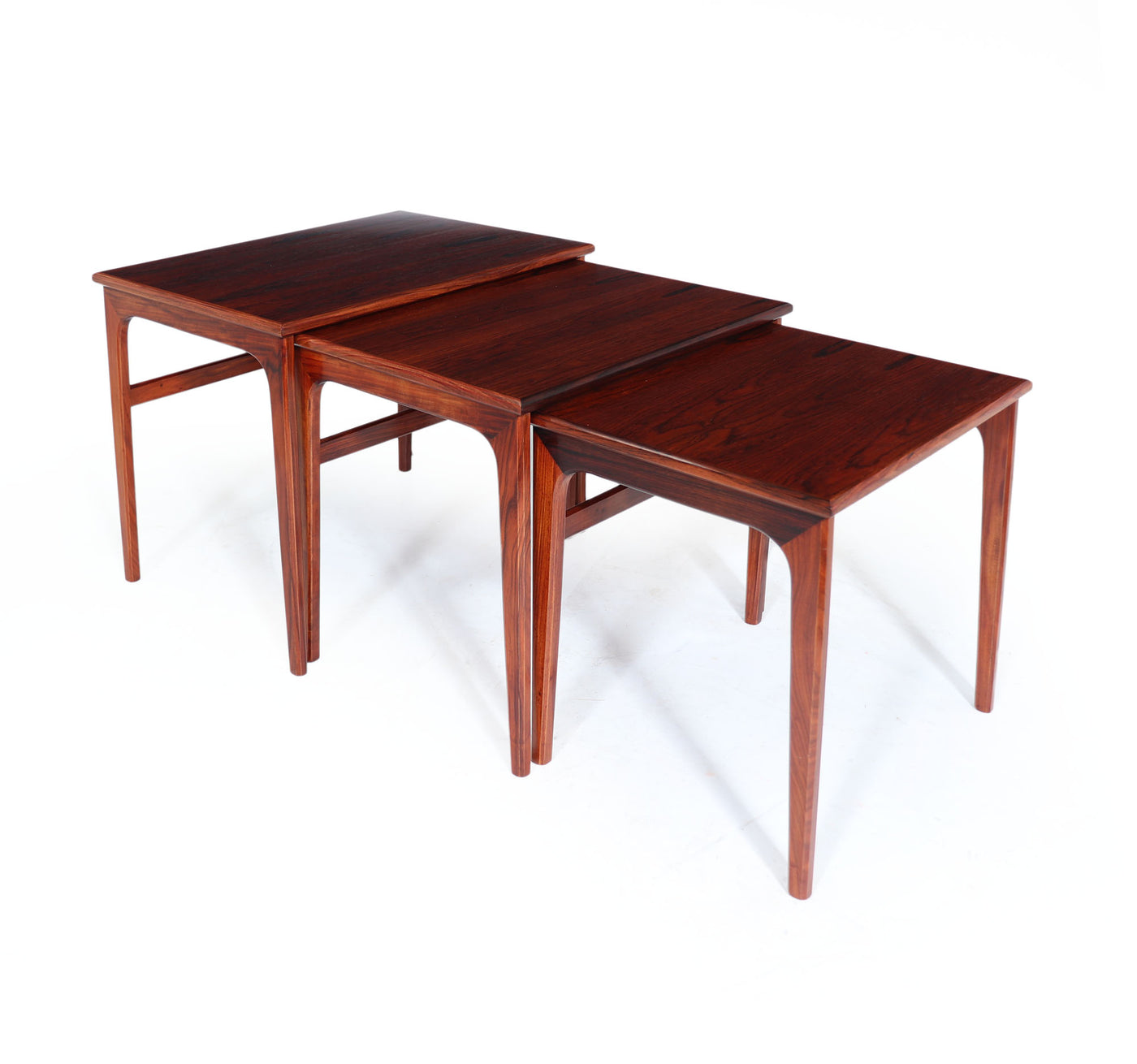 Mid Century Danish Rosewood Nest of Tables video