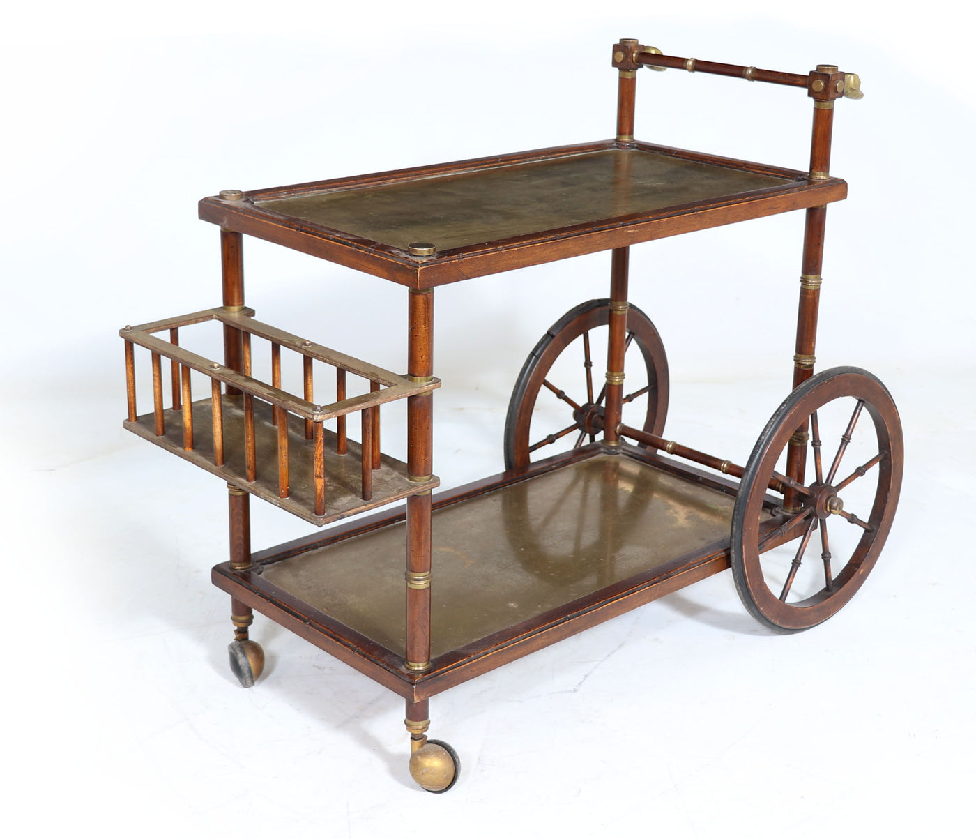Vintage Spanish Drinks Trolley front