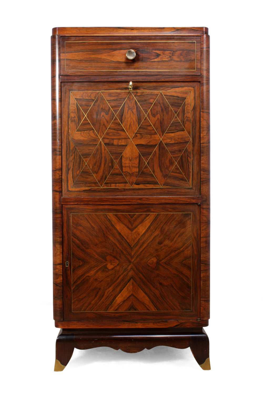 Art Deco Cocktail Cabinet in Rosewood c1920