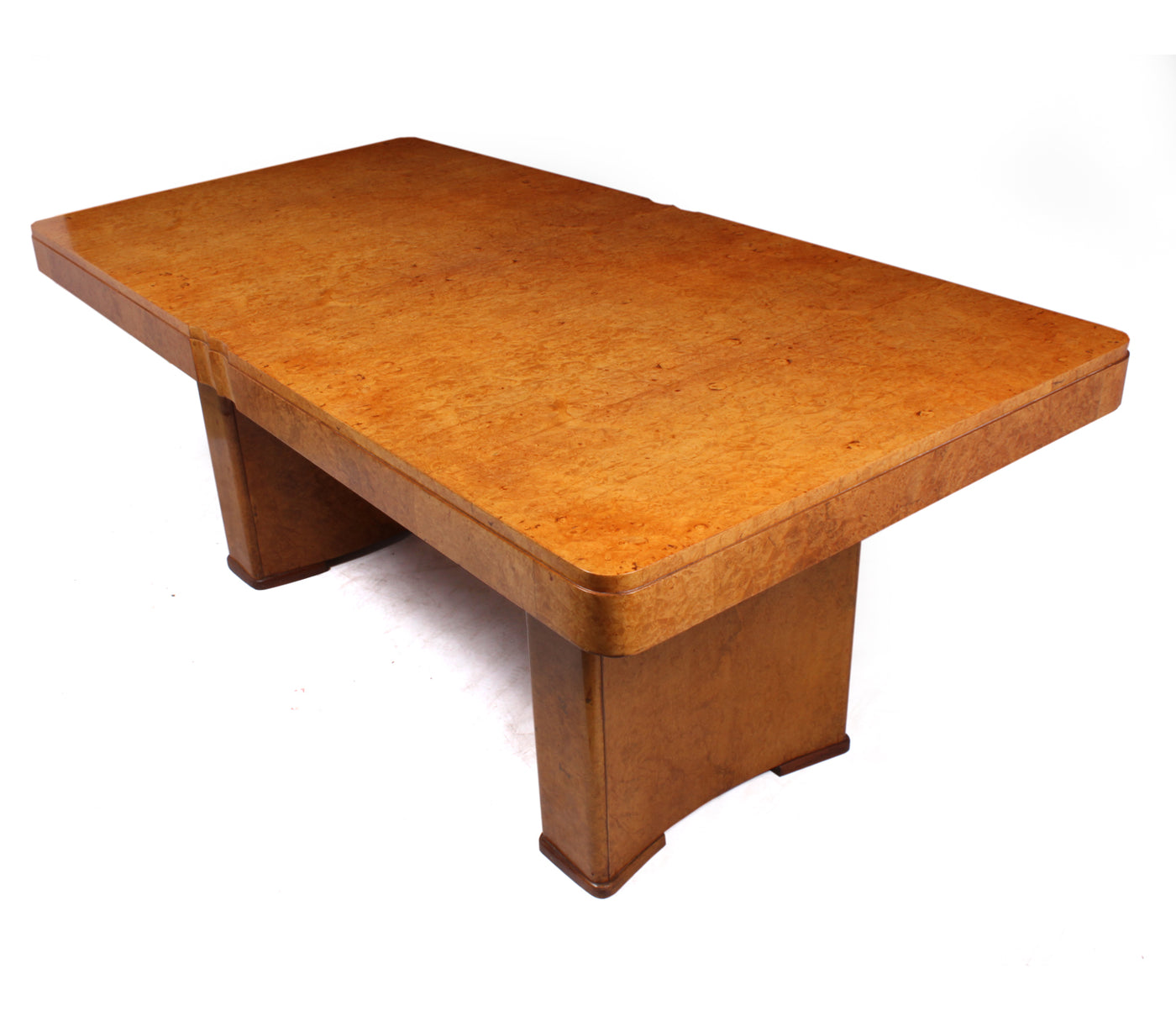 Art Deco Dining Table in Burr Maple