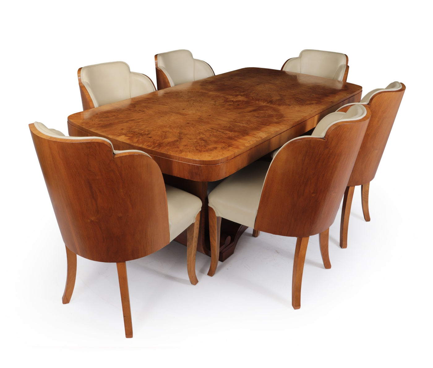 Art Deco Dining Table and Chairs by Epstein