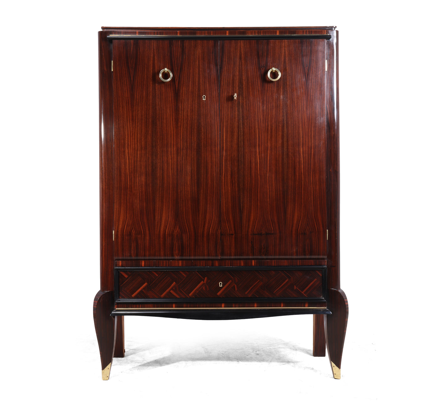 Art Deco Macassar Ebony Cabinet