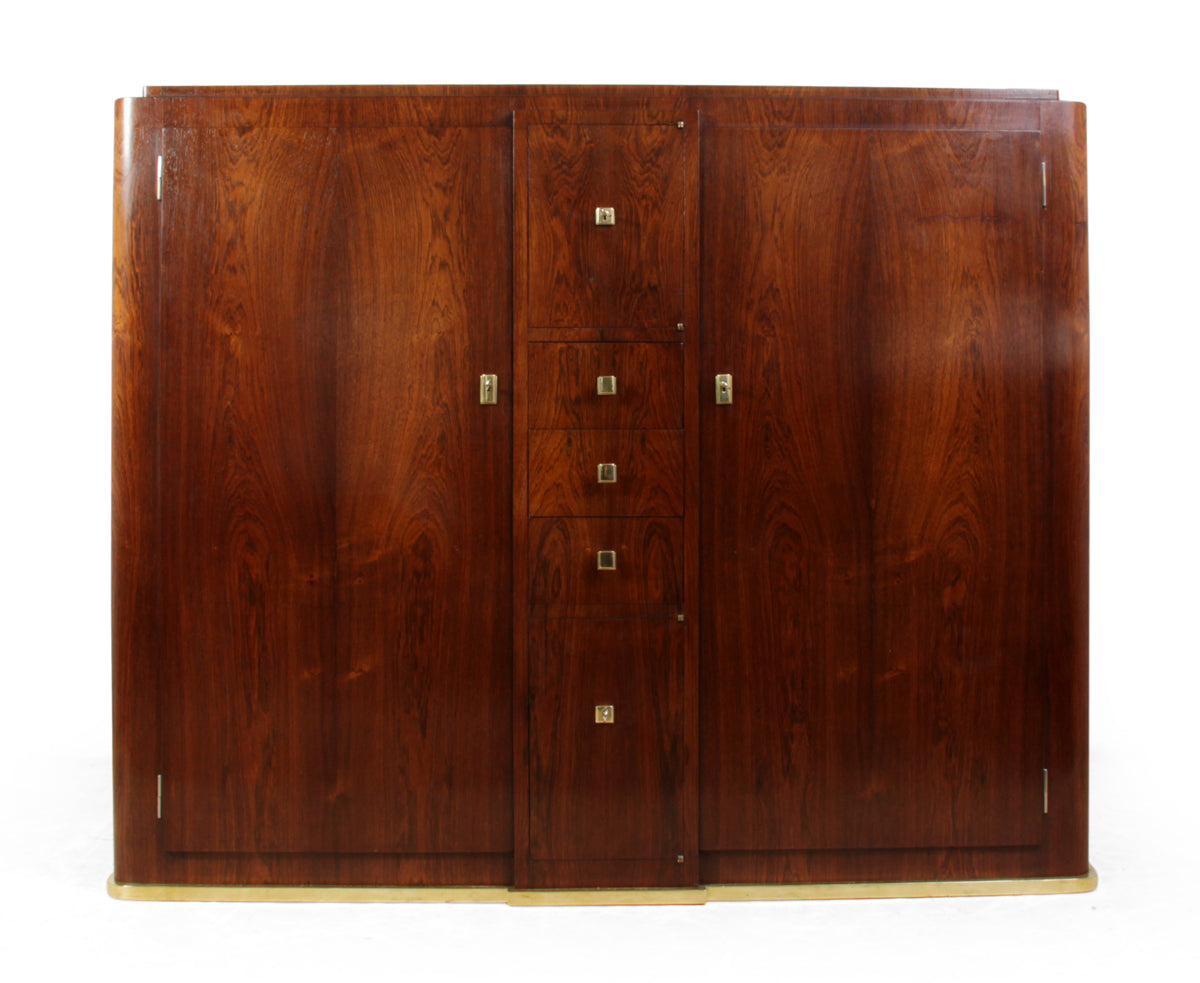 Art Deco Slim Rosewood Hall Cabinet
