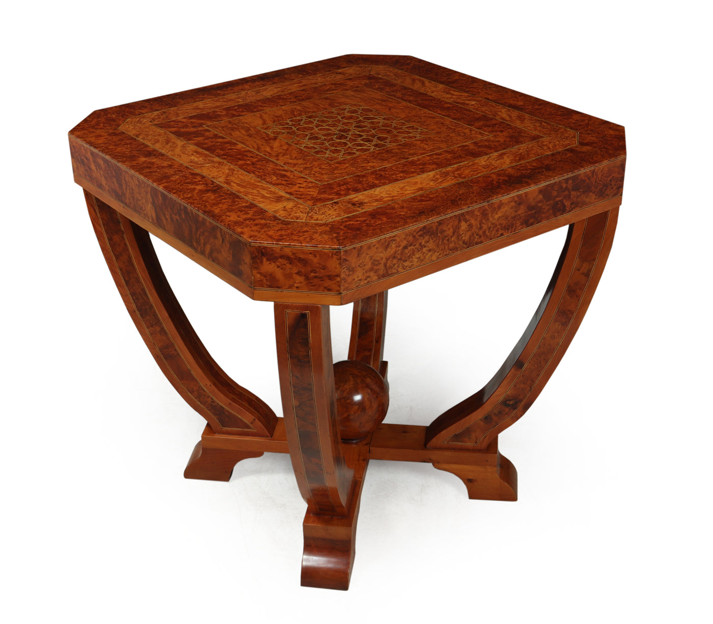 Art Deco Coffee Table in Burr Yew 