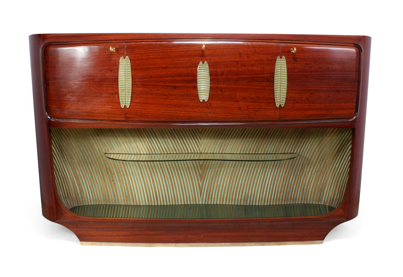 Mid Century Rosewood Cocktail Sideboard by Vitorrio Dassi