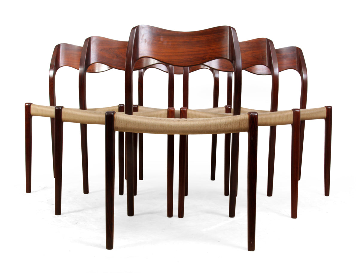 Dining Chairs by Niels Moller Model 71