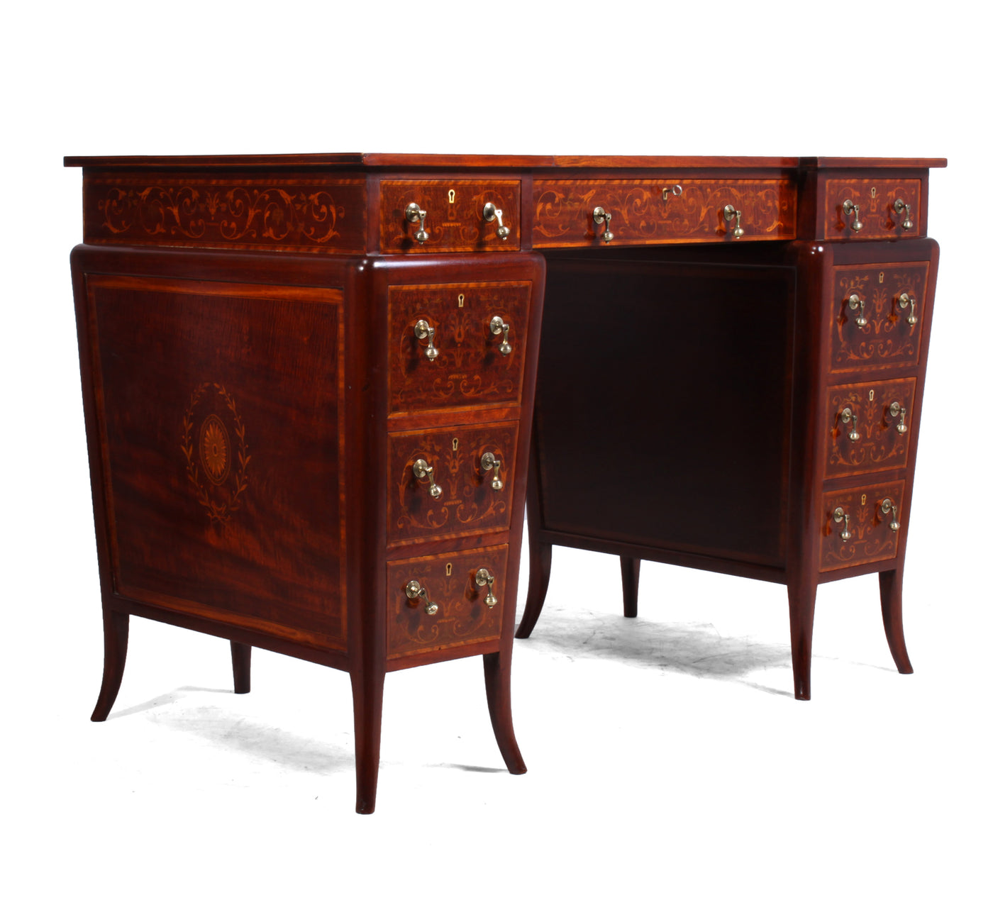 Antique Writing Desk by Edwards and Roberts