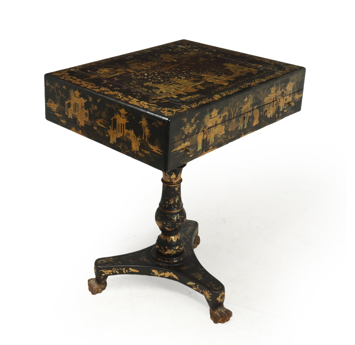 English Regency Chinese Export Games Table