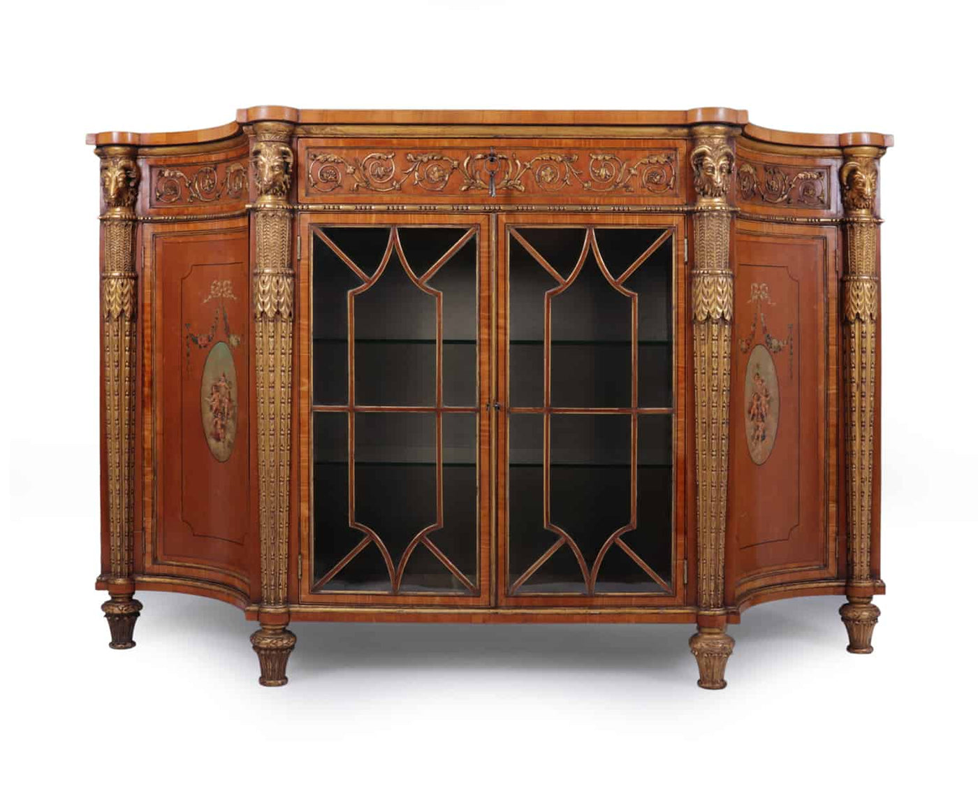 Fine Satinwood and Parcel Gilt Sideboard c1840